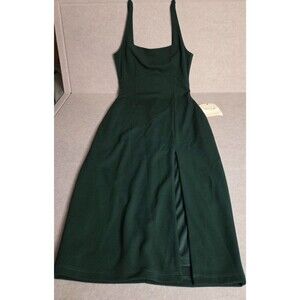 Olia Windsor Emerald Green Sleeveless Bodycon Midi Dress Sz S NWT PROTOTYPE